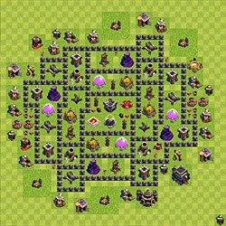 Base plan (layout), Town Hall Level 9 for farming (#119)