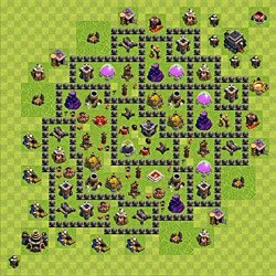 Base plan (layout), Town Hall Level 9 for farming (#125)