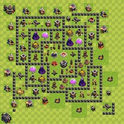 Base plan (layout), Town Hall Level 9 for farming (#126)
