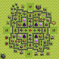 Base plan (layout), Town Hall Level 9 for farming (#131)