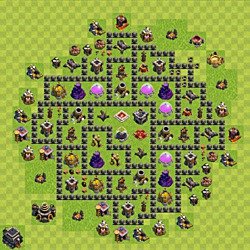 Base plan (layout), Town Hall Level 9 for farming (#132)