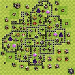 Base plan (layout), Town Hall Level 9 for farming (#133)