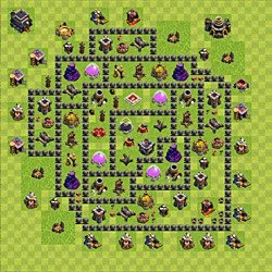 Base plan (layout), Town Hall Level 9 for farming (#136)