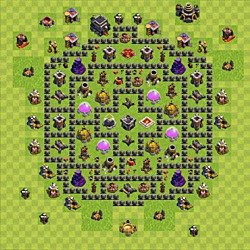 Base plan (layout), Town Hall Level 9 for farming (#137)