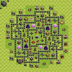 Base plan (layout), Town Hall Level 9 for farming (#144)