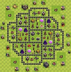 Base plan (layout), Town Hall Level 9 for farming (#149)