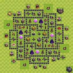 Base plan (layout), Town Hall Level 9 for farming (#181)