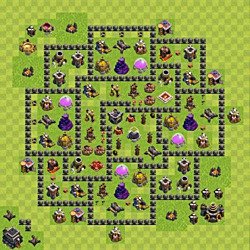 Base plan (layout), Town Hall Level 9 for farming (#182)