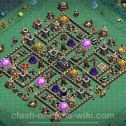 Base plan (layout), Town Hall Level 9 for farming (#200)