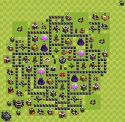 Base plan (layout), Town Hall Level 9 for farming (#46)