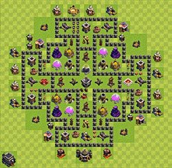 Base plan (layout), Town Hall Level 9 for farming (#56)