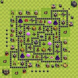 Base plan (layout), Town Hall Level 9 for farming (#72)