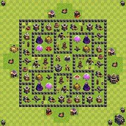 Base plan (layout), Town Hall Level 9 for farming (#77)