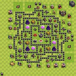 Base plan (layout), Town Hall Level 9 for farming (#83)