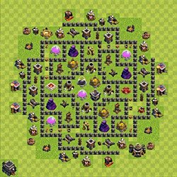 Base plan (layout), Town Hall Level 9 for farming (#89)