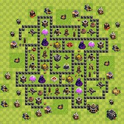 Base plan (layout), Town Hall Level 9 for farming (#92)