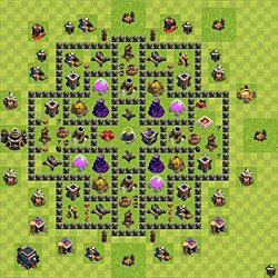 Base plan (layout), Town Hall Level 9 for farming (#96)