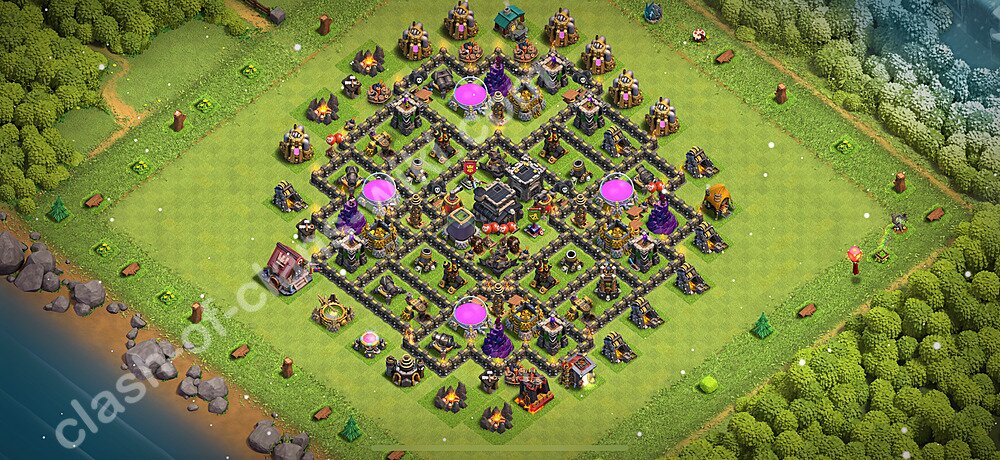 الخطة الأساسية للزراعة في قاعة المدينة 9 ، البديل 1240