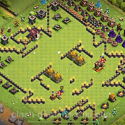 Base plan (layout), Town Hall Level 9 Troll / Funny (#1230)