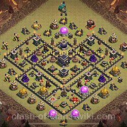 Base plan (layout), Town Hall Level 9 for clan wars (#1006)
