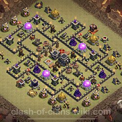 Best Th9 War Base Layouts With Links 2021 Copy Town Hall Level 9 Cwl War Bases