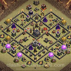 Base plan (layout), Town Hall Level 9 for clan wars (#118)