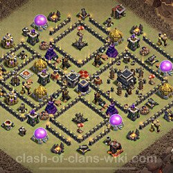 Base plan (layout), Town Hall Level 9 for clan wars (#127)