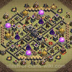 Base plan (layout), Town Hall Level 9 for clan wars (#128)