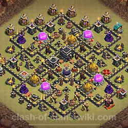 Base plan (layout), Town Hall Level 9 for clan wars (#1661)