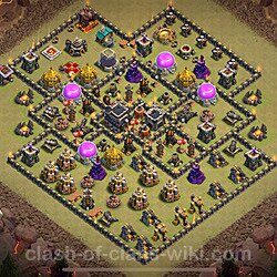 Base plan (layout), Town Hall Level 9 for clan wars (#1662)