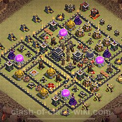 Base plan (layout), Town Hall Level 9 for clan wars (#1667)
