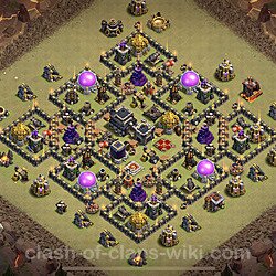 coc th9 war base 2017