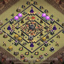 Base plan (layout), Town Hall Level 9 for clan wars (#85)