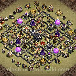 Base plan (layout), Town Hall Level 9 for clan wars (#98)