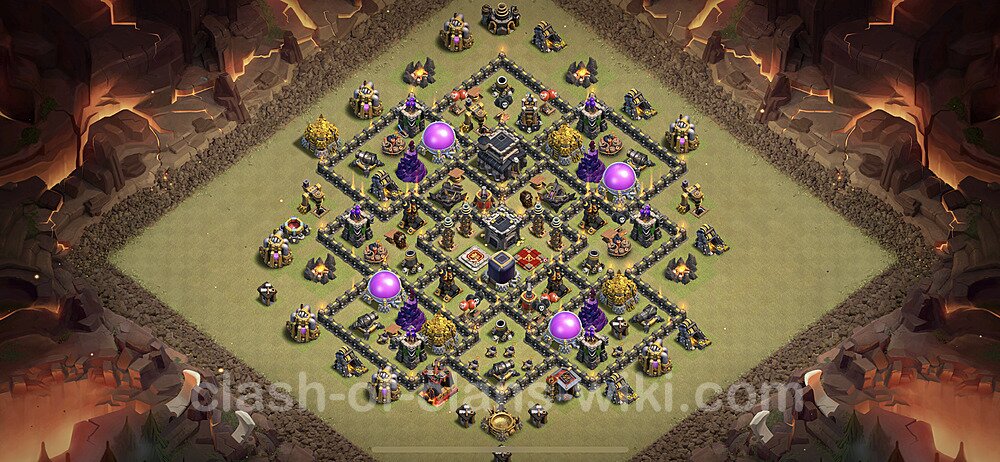 Die Clan War Base RH9 + Link, Anti Alles 2023 - COC Rathaus Level 9 Kriegsbase (CK / CW), #1