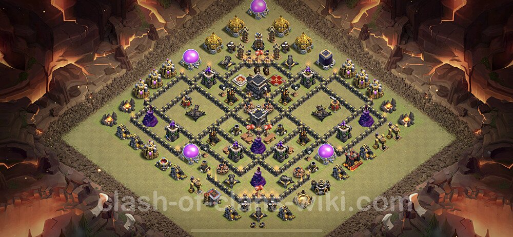 Die Clan War Base RH9 + Link, Anti Alles 2023 - COC Rathaus Level 9 Kriegsbase (CK / CW), #119