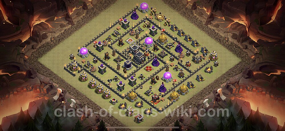 TH9 Max Levels War Base Plan with Link, Anti Everything, Copy Town Hall 9 CWL Design 2023, #13