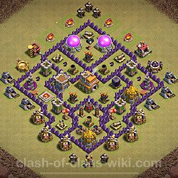 Base plan (layout), Town Hall Level 7 for clan wars (#1831)